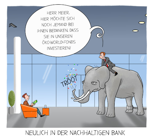 Cartoon: Nachhaltige Finanzierung (medium) by Cloud Science tagged nachhaltigkeit,nachhaltige,finanzierung,finanzieren,investieren,kredit,klimaschutz,fonds,aktien,geld,anlegen,green,umwelt,umweltschutz,geldanlage,sparen,bank,kredithaus,finanzen,zukunft,sustainable,finance,grüne,elefant,cartoon,illustration,wirtschaft,umweltprojekt,tierschutz,image,wertpapier,nachhaltigkeitsfonds,money,ethik,nachhaltigkeit,nachhaltige,finanzierung,finanzieren,investieren,kredit,klimaschutz,fonds,aktien,geld,anlegen,green,umwelt,umweltschutz,geldanlage,sparen,bank,kredithaus,finanzen,zukunft,sustainable,finance,grüne,elefant,cartoon,illustration,wirtschaft,umweltprojekt,tierschutz,image,wertpapier,nachhaltigkeitsfonds,money,ethik