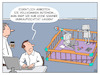 Cartoon: Botsitting (small) by Cloud Science tagged ki künstliche intelligenz agenten agent arbeit zukunft tech technologie autonom hitl human in the loop kontrolle überwachung slop mehrarbeit roboter bots chatbot assistent prozess buzzword