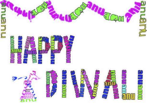 Cartoon: Greetings of diwali (medium) by anupama tagged greetings