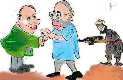 Cartoon: Uri attacks (medium) by anupama tagged uri,attack