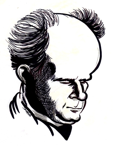 Cartoon: Sergei Eisenstein (medium) by DeVaTe tagged eisenstein,russian,cine,movies,films