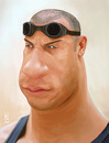 Cartoon: Riddick (small) by sting-one tagged vin,diesel,riddick