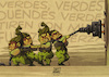 Cartoon: Duendes Verdes (small) by ketsuotategami tagged electricity,saving,environment,earth,polution