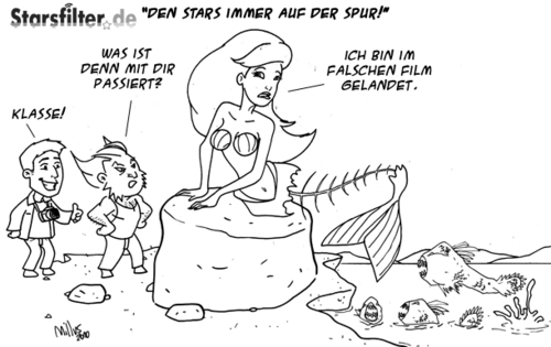 Cartoon: Starsfilter.de findet alles... (medium) by starsfilter tagged stars,celebrity,cartoon,ariell,prominente