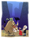 Cartoon: Bernies Take On Wall Street (small) by stip tagged bernie sanders democrat independent usa elections feelthebern primaries caucus