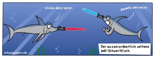 Cartoon: Schoolpeppers 46 (medium) by Schoolpeppers tagged star,wars,tiere