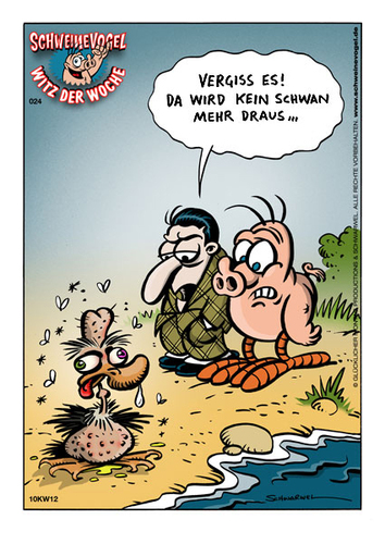 Cartoon: Schweinevogel Witz der Woche 024 (medium) by Schweinevogel tagged schweinevogel,funny,witz,cartoon,schwarwel