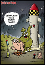 Cartoon: Schweinevogel Neues Jahr (small) by Schweinevogel tagged chwarwel iron doof swampie sid witz witzig neues jahr silvester raketen pinkel feiertag fun funny lustig