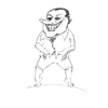 Cartoon: macho (small) by sasch tagged italy,berlusconi,korruption,sex,illagal