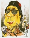Cartoon: kadafi (small) by DANIEL EDUARDO VARELA tagged libia