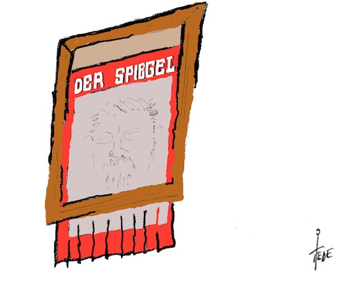 Cartoon: Spiegel-Leser wissen mehr (medium) by tiede tagged der,spiegel,fake,news,betrug,berichterstattung,sothebys,schrededder,tiedemann,cartoon,karikatur,bansky,tiede,der,spiegel,fake,news,betrug,berichterstattung,tiede,cartoon,karikatur