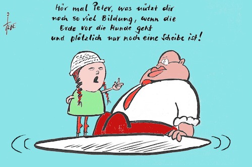 Cartoon: Greta und Peter (medium) by tiede tagged greta,thunberg,klimawandel,umweltschutz,bildungh,schulschwänzen,peter,altmaier,greta,thunberg,klimawandel,umweltschutz,bildungh,schulschwänzen,peter,altmaier