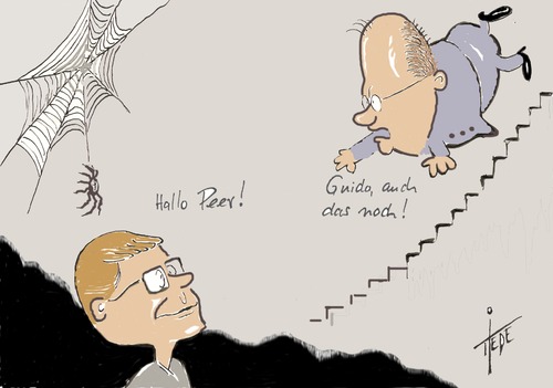 Cartoon: Steinbrück (medium) by tiede tagged karikatur,cartoon,tiedemann,joachim,tiede,beliebtheit,westerwelle,guido,steinbrück,peer,peer,steinbrück,guido,westerwelle,beliebtheit,tiede,joachim,tiedemann,cartoon,karikatur