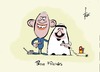 Cartoon: Best friends (small) by tiede tagged obama,saudiarabien,scharia