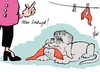 Cartoon: Gauck (small) by tiede tagged gauck,merkel,bundestagswahlen,linke,cartoon,tiede