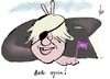 Cartoon: Johnson-Hallo! (small) by tiede tagged boris,johnson,brexit,außenminister,theresa,may,greatbritain,tiede,cartoon,karikatur