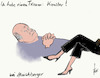 Cartoon: Kanzler (small) by tiede tagged scholz,maischberger,tiede,cartoon,karikatur