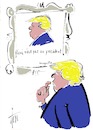 Cartoon: Magritte und Trump (small) by tiede tagged magritte,pipe,trump,tiede,cartoon,karikatur