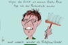 Cartoon: Putzfrau Gretel (small) by tiede tagged akk,kramp,karrenbauer,karneval,entgleisung,tiede,cartoon,karikatur