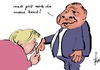 Cartoon: Türkeibesuch Merkel (small) by tiede tagged erdogan,merkel,türkei,flüchtlinge,eu
