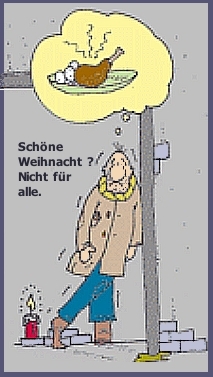 Cartoon: Frohe Weihnacht (medium) by michaskarikaturen tagged harz4