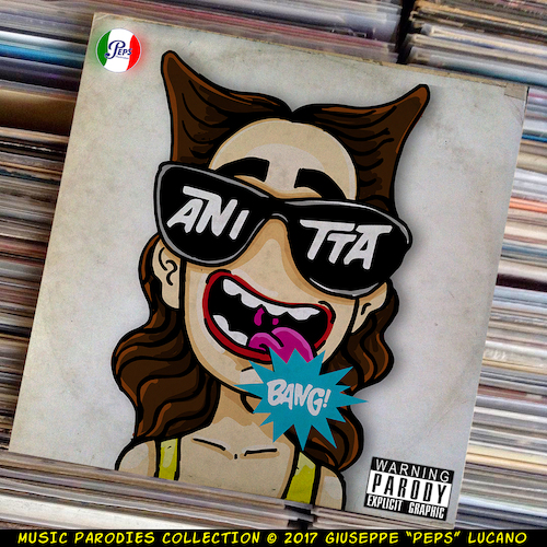 Cartoon: Anitta - Bang (medium) by Peps tagged anitta,bang