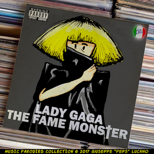 Cartoon: Lady Gaga - The Fame Monster (medium) by Peps tagged lady,gaga,the,fame,monster