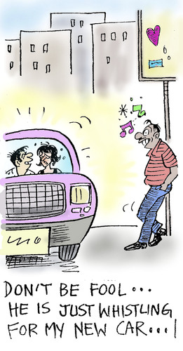Cartoon: indian cartoonist shyam jagota (medium) by shyamjagota tagged vihicle