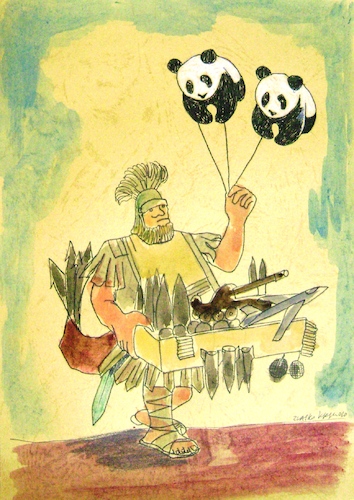 Cartoon: 99Luftballoons (medium) by Zlatko Iv tagged balloon