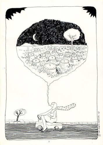 Cartoon: Last Eko (medium) by Zlatko Iv tagged apfel,danke,neu,ecology,climate,fashion,women,herts