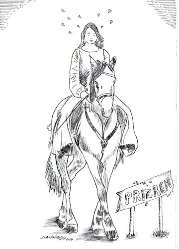 Cartoon: Zirkus tanz (medium) by Zlatko Iv tagged erotic,tanz,media,liebe,hand,poland,neu,mode,victory,illustration