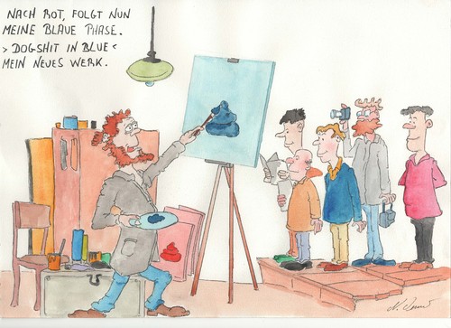 Cartoon: Maler (medium) by Denno tagged kunst
