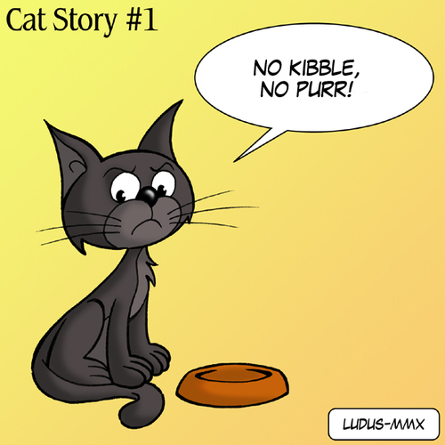 Cartoon: Cat Story 1 (medium) by Ludus tagged cat,cats