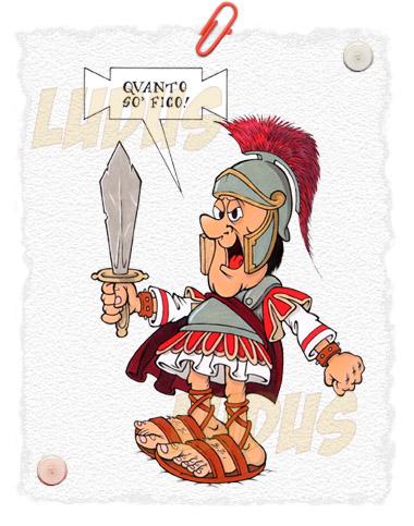 Cartoon: Roman soldier (medium) by Ludus tagged roman,soldier