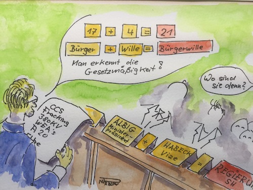 Cartoon: Bürgerwille (medium) by Pralow tagged politik,bürgerwillen,demokratie,schleswig,holstein,fracking,ccs,wea,windenergieanlagen,elbvertiefung,regierung,ministerpräsident,albig,habeck,akw,politik,bürgerwillen,demokratie,schleswig,holstein,fracking,ccs,wea,windenergieanlagen,elbvertiefung,regierung,ministerpräsident,albig,habeck,akw