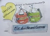 Cartoon: Neustart 2 (small) by Pralow tagged restaurant,menü,krankheit,corona,virus,hygiene