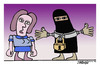 Cartoon: Niqab Hands (small) by kifah tagged niqab,hands