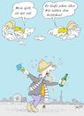 Cartoon: Schutzengel (small) by BuBE tagged schutzengel engel himmel erde alkohol trunkenheit betrunken