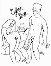 Cartoon: Cybersex (small) by REIBEL tagged sex,cyber,connect,anschluss,digital