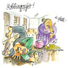 Cartoon: Mobbingopfer (small) by REIBEL tagged mobbing,opfer,putzen,glatt,wischmop,putzfrau,büro,arbeit,gang,manager,business,ausrutscher