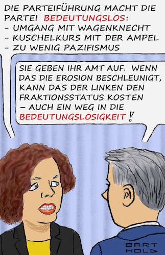 Dolchstoß f. d. Linke?