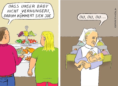 Cartoon: Engpass an Babynahrung Chefsache (medium) by Barthold tagged usa,vereinigte,staaten,engpass,babynahrung,qualitätsmängel,produktionsunterbrechung,abbott,fda,verbot,nahrungsmittel,import,buffet,dicke,erwachsene,joe,biden,kinderschwester,fläschchen,baby,food,formula,shortage,production,interruption,presidential,issue,cartoon,karikatur,caricature,barthold,usa,vereinigte,staaten,engpass,babynahrung,qualitätsmängel,produktionsunterbrechung,abbott,fda,verbot,nahrungsmittel,import,buffet,dicke,erwachsene,joe,biden,kinderschwester,fläschchen,baby,food,formula,shortage,production,interruption,presidential,issue,cartoon,karikatur,caricature,barthold