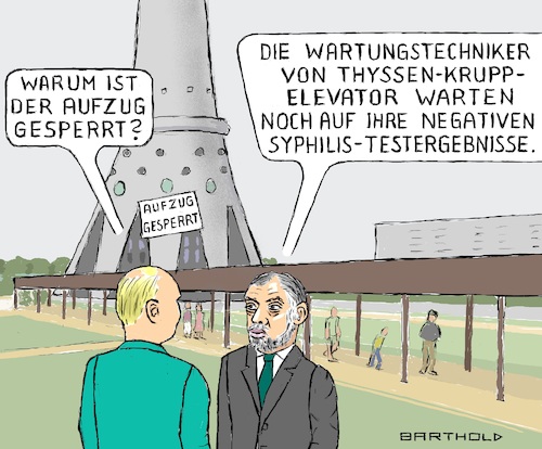 Cartoon: Moskaus Wahrzeichen schachmatt (medium) by Barthold tagged russland,neue,verordnung,regelmäßige,gesundheitschecks,medizinische,untersuchungen,syphilistest,ausländer,verletzung,selbstbestimmung,schikane,potentielles,eigentor,ostankino,fernsehturm,wahrzeichen,moskau,aufzüge,thyssenkrupp,elevator,wladimir,putin,cartoon,karikatur,barthold,russland,neue,verordnung,regelmäßige,gesundheitschecks,medizinische,untersuchungen,syphilistest,ausländer,verletzung,selbstbestimmung,schikane,potentielles,eigentor,ostankino,fernsehturm,wahrzeichen,moskau,aufzüge,thyssenkrupp,elevator,wladimir,putin,cartoon,karikatur,barthold