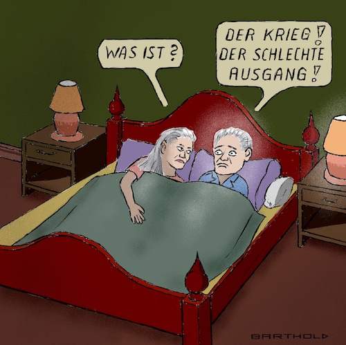 Cartoon: Schlafstörungen (medium) by Barthold tagged ukraine,krieg,russland,wladimir,putin,angriffskrieg,eroberungskrieg,psychische,belastung,schlechter,schlaf,tiefe,bedrücktheit,verzweiflung,ehepaar,schlaflos,wach,bett,nachtszene,cartoon,karikatur,barthold,ukraine,krieg,russland,wladimir,putin,angriffskrieg,eroberungskrieg,psychische,belastung,schlechter,schlaf,tiefe,bedrücktheit,verzweiflung,ehepaar,schlaflos,wach,bett,nachtszene,cartoon,karikatur,barthold