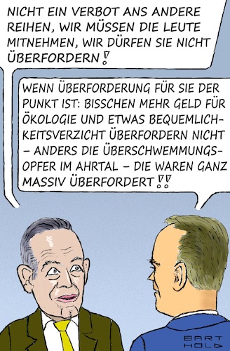 Cartoon: Stichwort Überforderung (medium) by Barthold tagged interview,volker,wissing,verkehrsminister,fdp,christian,sievers,zdf,zustand,ampelkoalition,ende,neueinsatz,heizungen,fossile,brennstoffe,2024,keine,emissionsreduzierung,verkehrssektor,kippen,verbrennerende,2035,hintertür,efuels,bezugnahme,ahrtalkatastrophe,cartoon,karikatur,barthold,interview,volker,wissing,verkehrsminister,fdp,christian,sievers,zdf,zustand,ampelkoalition,ende,neueinsatz,heizungen,fossile,brennstoffe,2024,keine,emissionsreduzierung,verkehrssektor,kippen,verbrennerende,2035,hintertür,efuels,bezugnahme,ahrtalkatastrophe,cartoon,karikatur,barthold