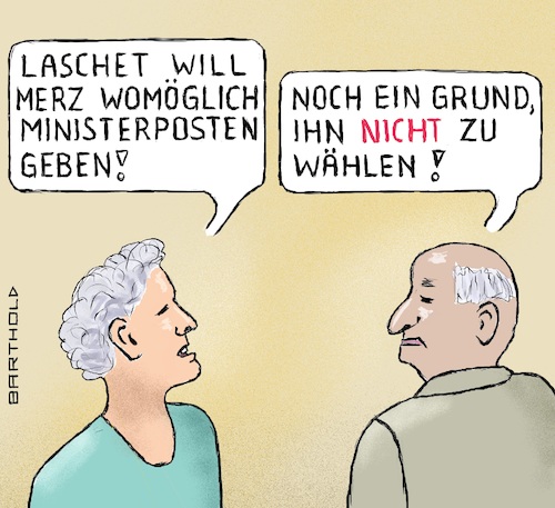 Cartoon: Werbung oder Abschreckung? (medium) by Barthold tagged armin,laschet,kanzlerkandidat,union,cdu,absicht,friedrich,merz,künftig,wichtigen,posten,partei,regierung,ministerposten,dialog,alte,leute,senioren,cartoon,karikatur,barthold,armin,laschet,kanzlerkandidat,union,cdu,absicht,friedrich,merz,künftig,wichtigen,posten,partei,regierung,ministerposten,dialog,alte,leute,senioren,cartoon,karikatur,barthold