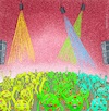Cartoon: 100000 Infizierte in Deutschland (small) by Barthold tagged corona,virus,sars,cov2,rave,party,laser,dj,musik,techno,ecstasy,sound,100000,infizierte,infektionen,deutschland,angabe,robert,koch,institut,cartoon,barthold