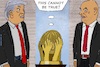 Cartoon: FIFA Peace Prize Awarded to T. (small) by Barthold tagged december,05,2025,gianni,infantino,awards,trump,with,fifa,peace,prize,statuette,despaired,buries,her,hands,face,facepalm,cartoon,caricature,barthold