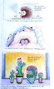 Cartoon: kleine igeldepression (small) by katzen-gretelein tagged tiere,igel,depression,träume,toilettenbedrängnis
