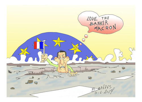 Cartoon: FRENCE ELECTION (medium) by vasilis dagres tagged frence,election